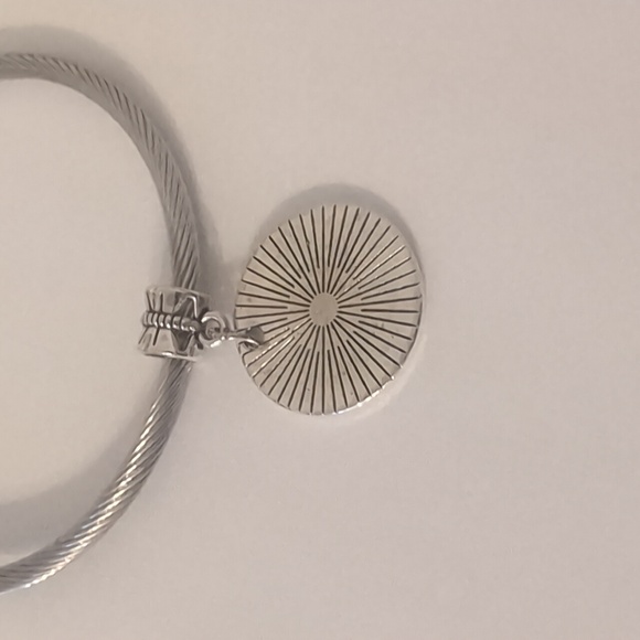 Silver Mad Hatter Dangle Charm for Pandora Style Bracelet - Picture 4 of 4